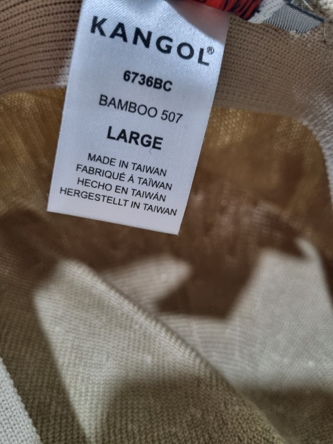 캉골 BAMBOO 507 베이지색 헌팅캡 상품이미지4
