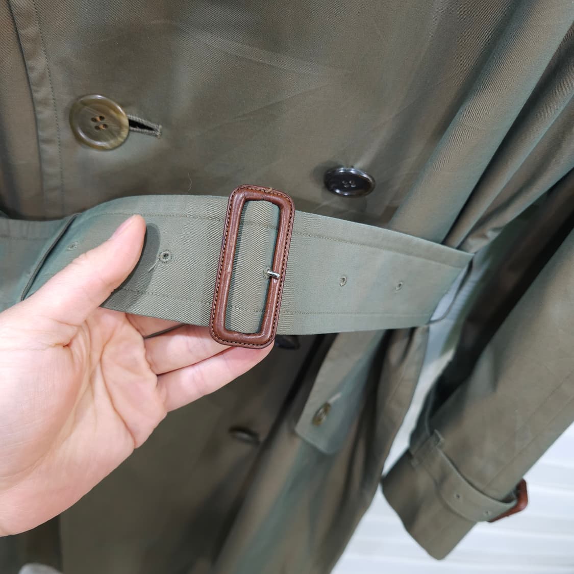 빈티지 버버리 트렌치코트- 우먼프리 ,맨즈95정도 상품이미지4