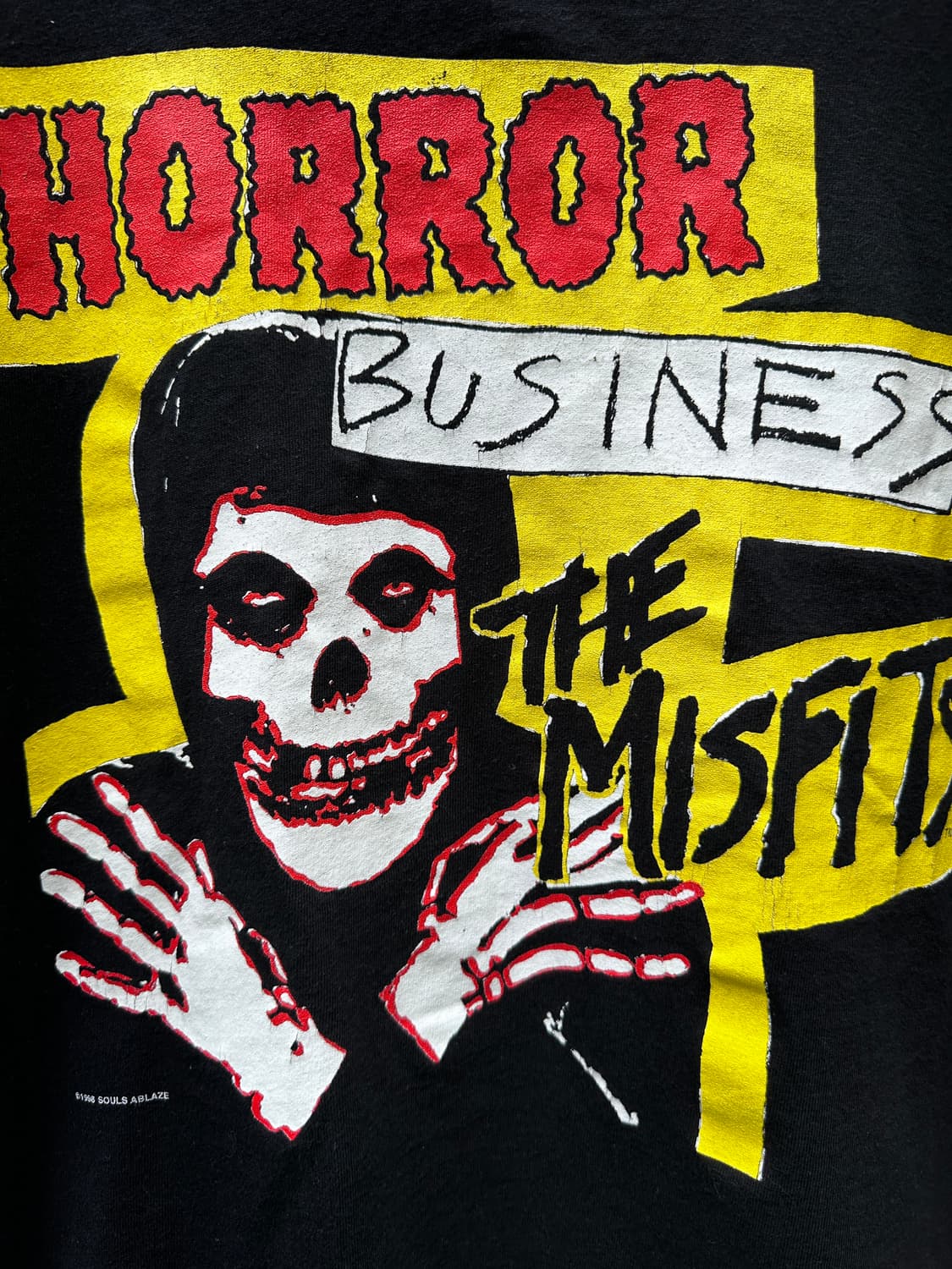 90s og 미스피츠 ‘horror business’ 밴드티 상품이미지3