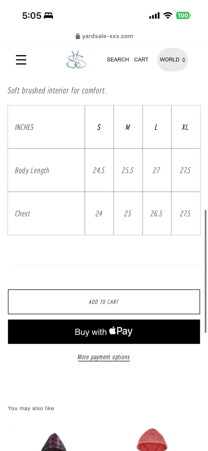 Yardsale RAW EDGE HOOD (BLACK) 상품이미지2