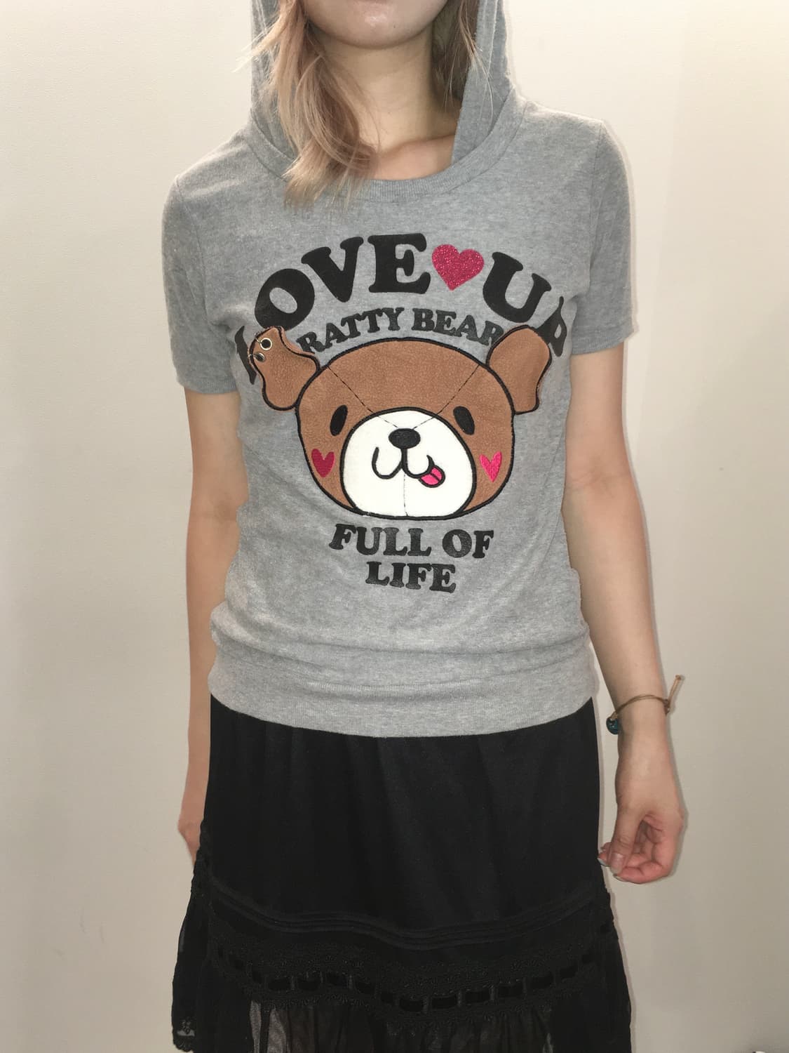 jpn vintage teddy bear half hood 상품이미지3