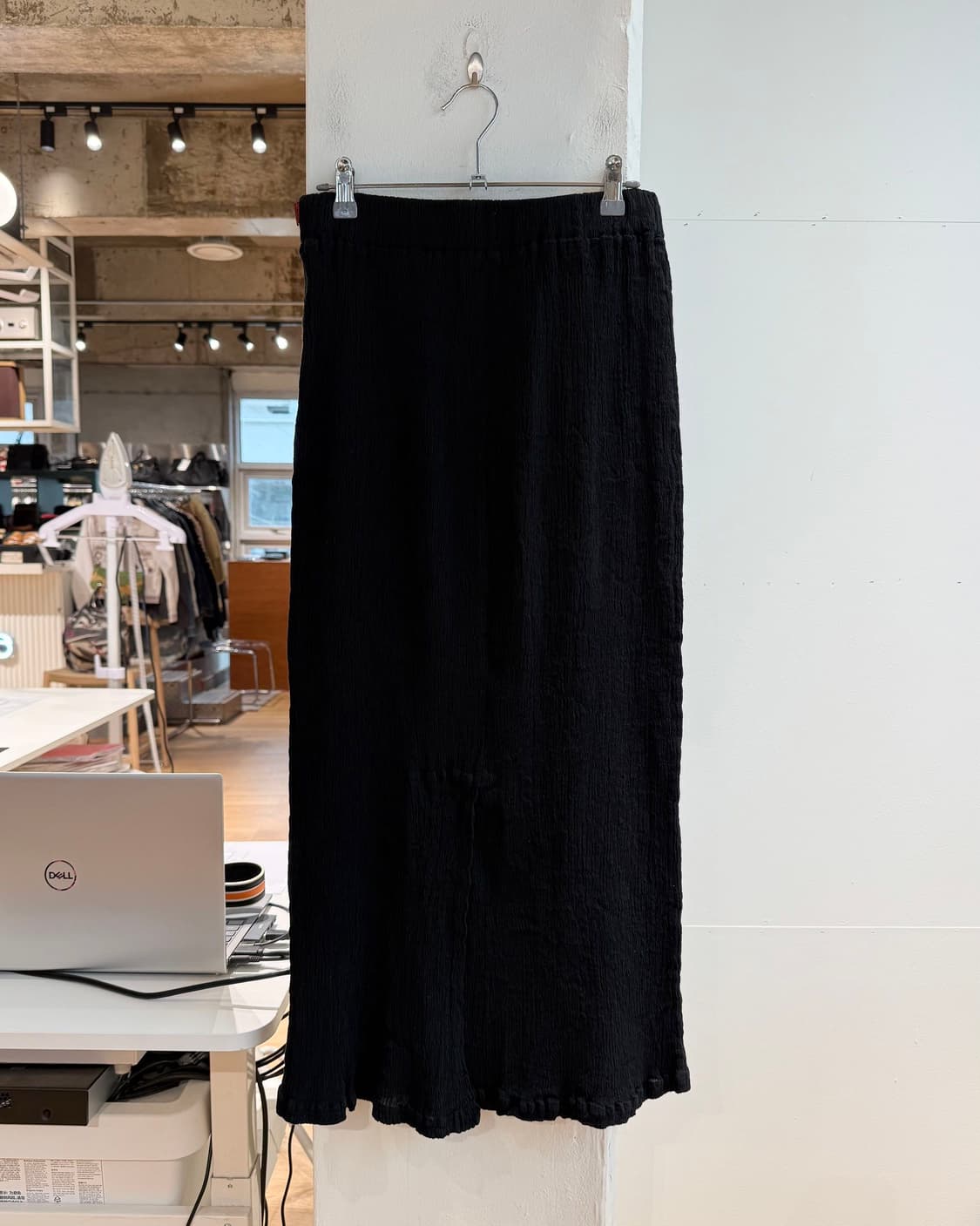 이세이미야케 하트 블랙 링컬 롱스커트  상품이미지5