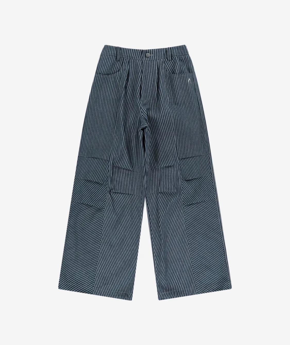 아캄 Knee Pin-tuck Stripe Denim Blue 1사이즈 상품이미지2