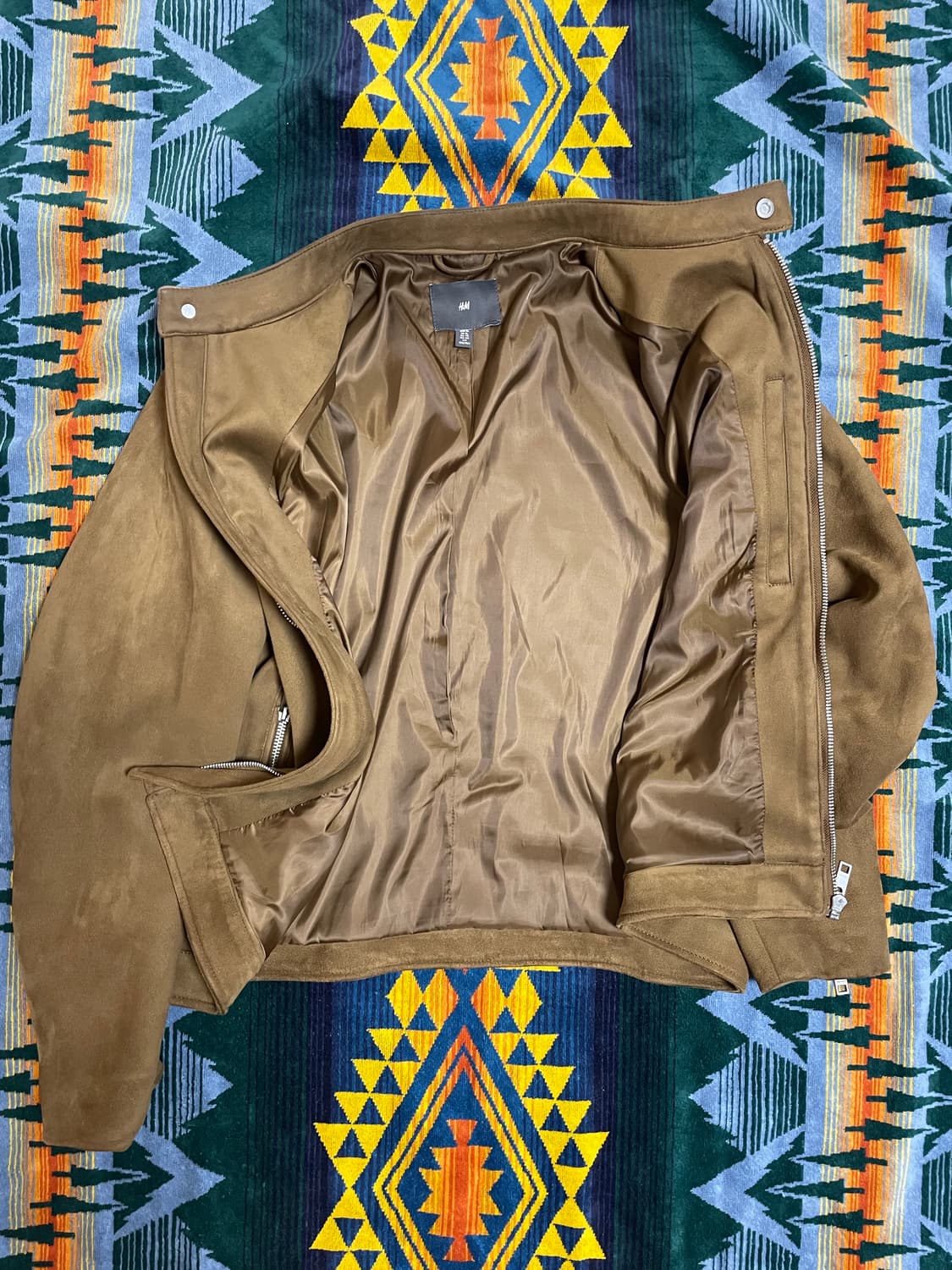 H&M brown jacket XL 상품이미지4