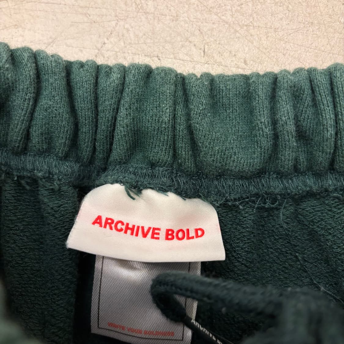 아카이브볼드 939 빅로고 그린 조거 팬츠 상품이미지4