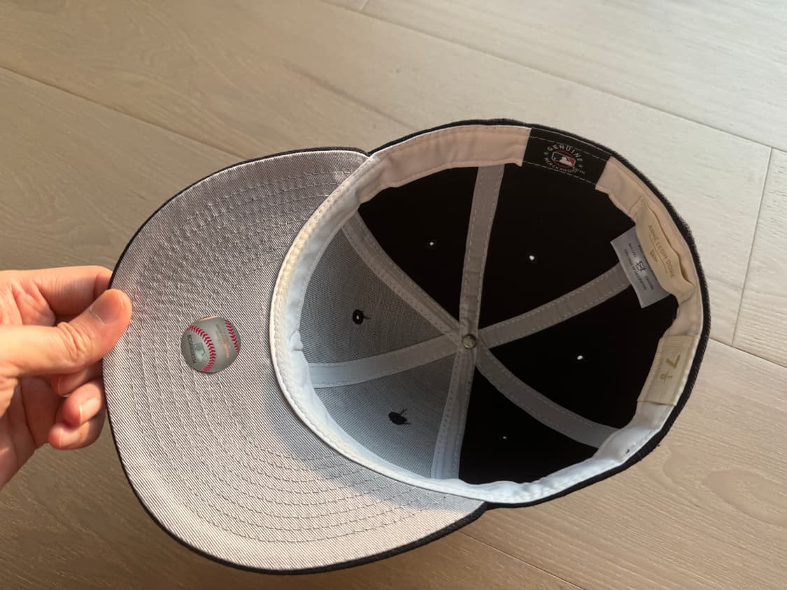 [7 1/8(56.8cm)] 에임레온도르 뉴에라 양키즈 네이비 상품이미지4