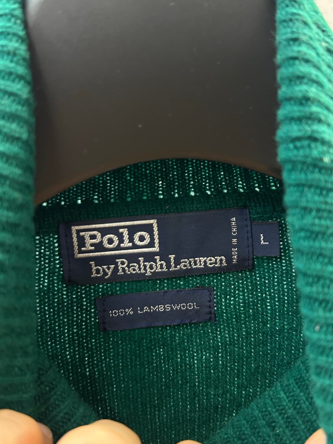 폴로 랄프로렌 그린 롤넥 니트 상품이미지5