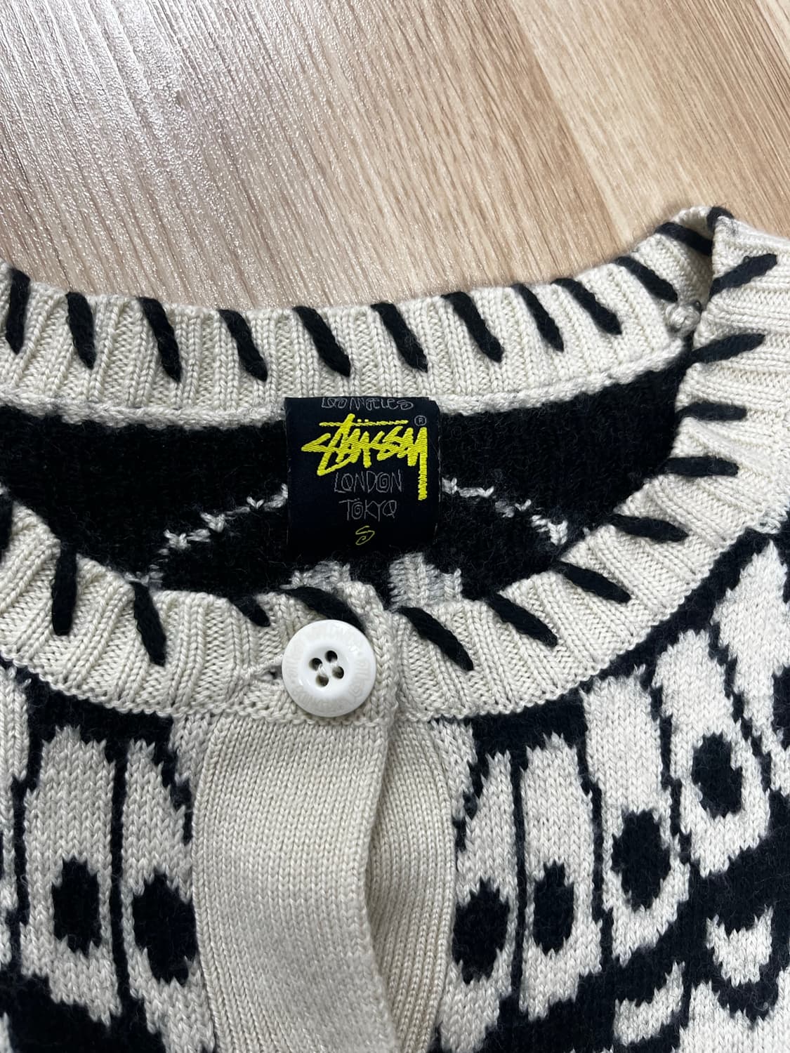 Stussy Japan vintage knit cardigan 상품이미지4