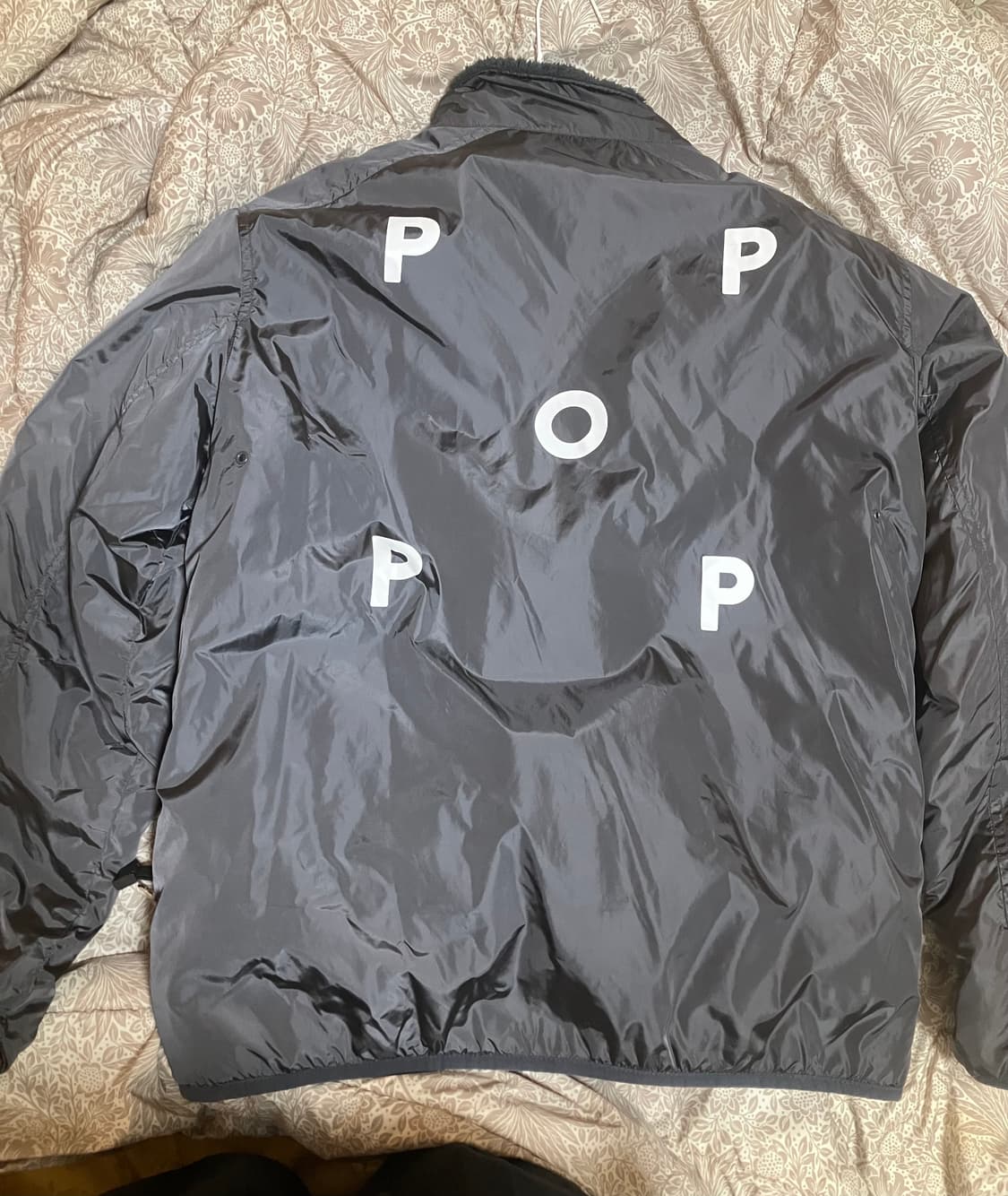 팝트레이딩 컴퍼니 리버서블 플리스 자켓 그레이 L 상품이미지1