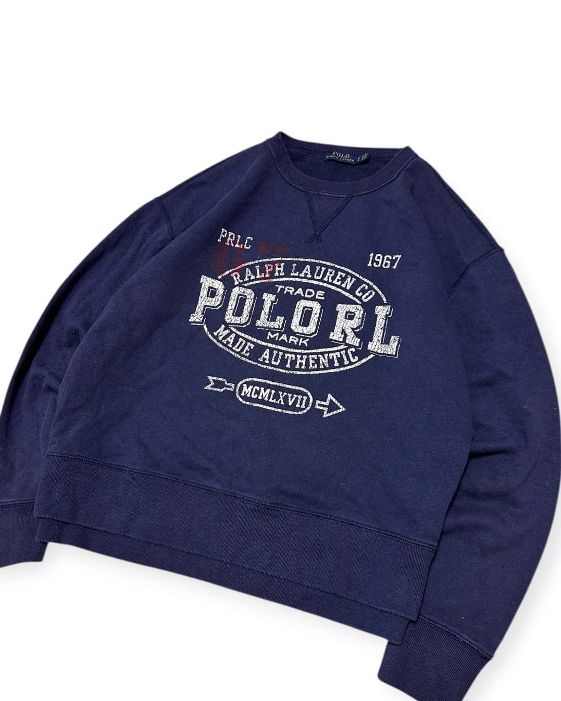 폴로 랄프로렌 네이비 맨투맨 상품이미지2
