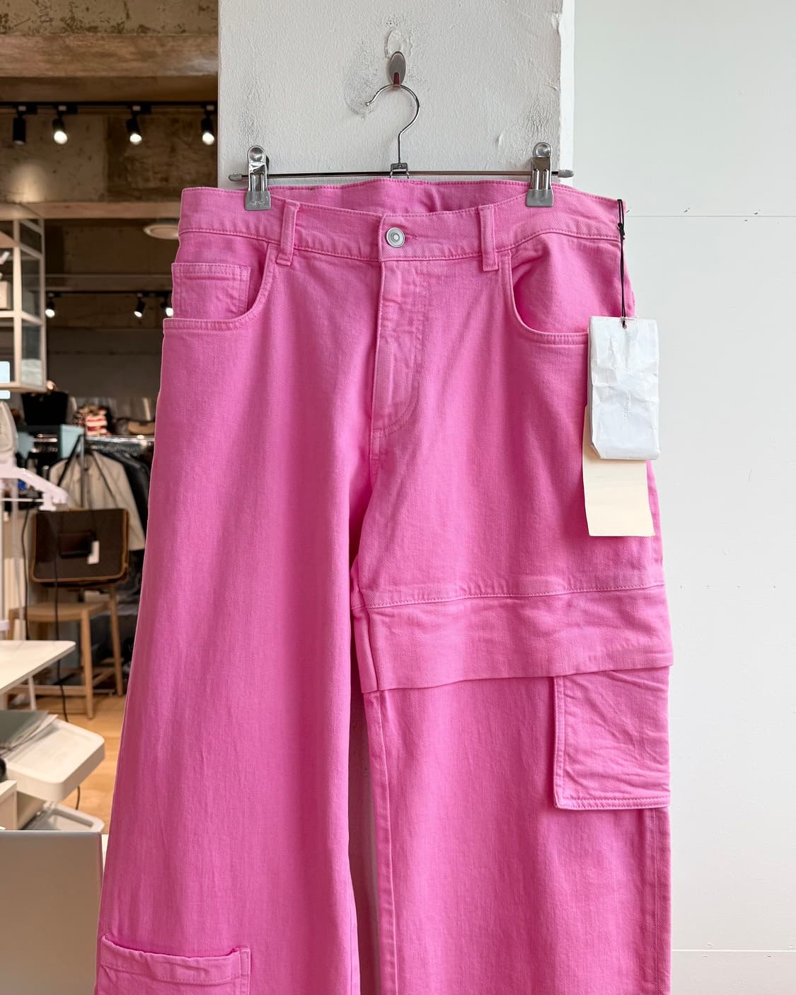 1017 알릭스 9sm 핑크 데님 카고 팬츠  상품이미지3