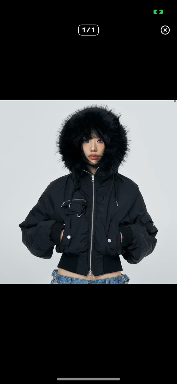 스키즘인듀싱 후드 푸퍼 자켓 상품이미지1