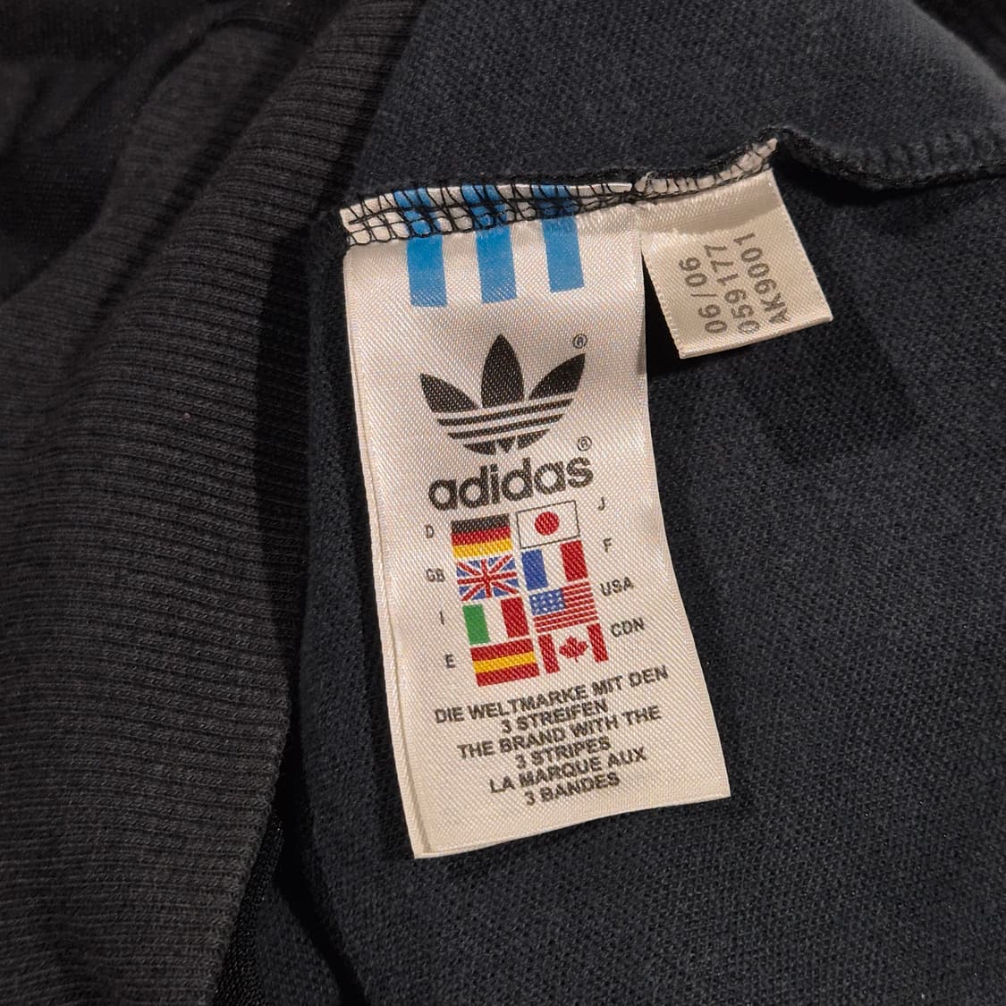 100) adidas 아디다스 바로셀로나 트랙탑 져지 검/빨 상품이미지7