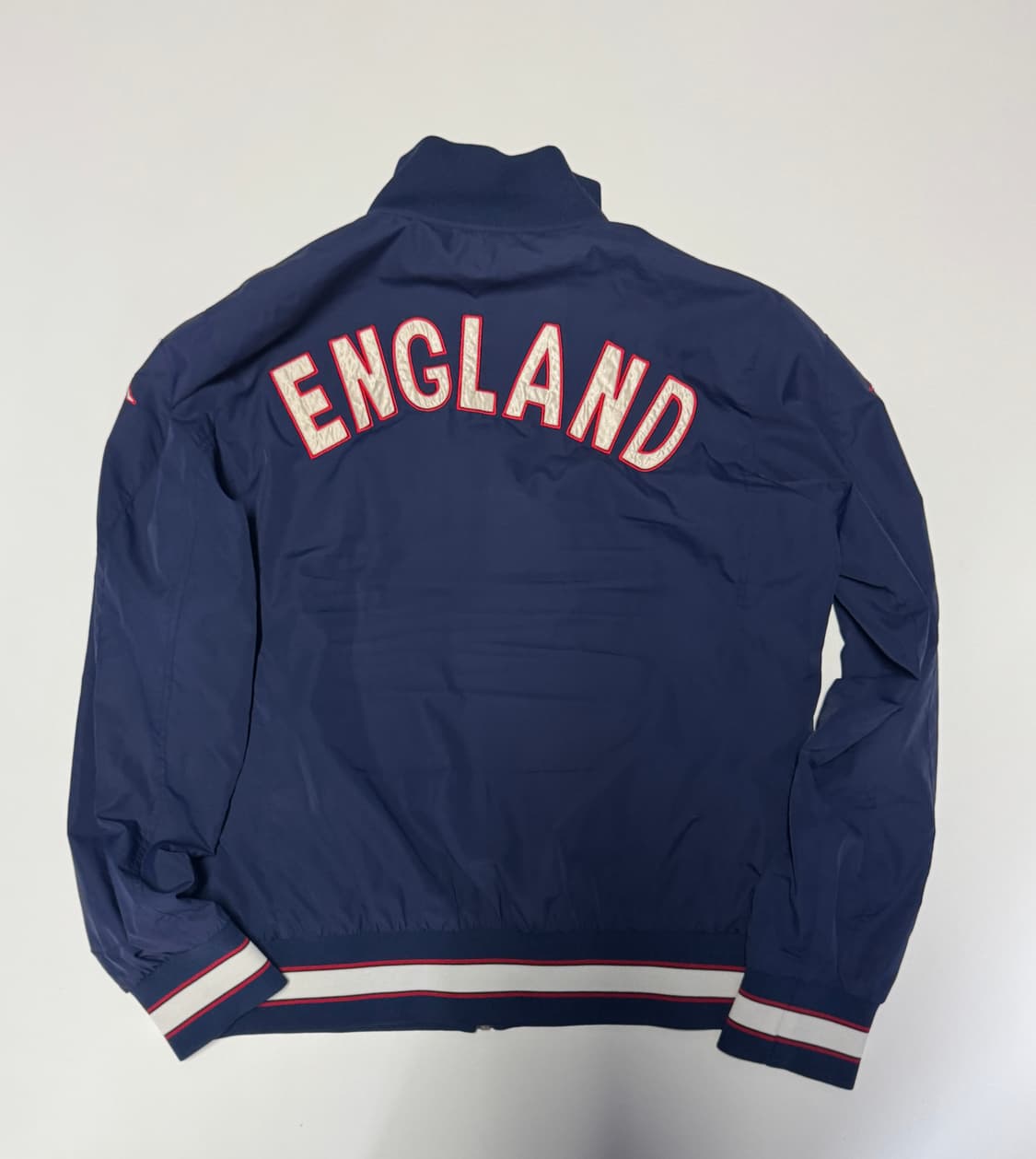 희귀!! 카파 잉글랜드 빅 로고 바람막이 자켓 XL 네이비 상품이미지2