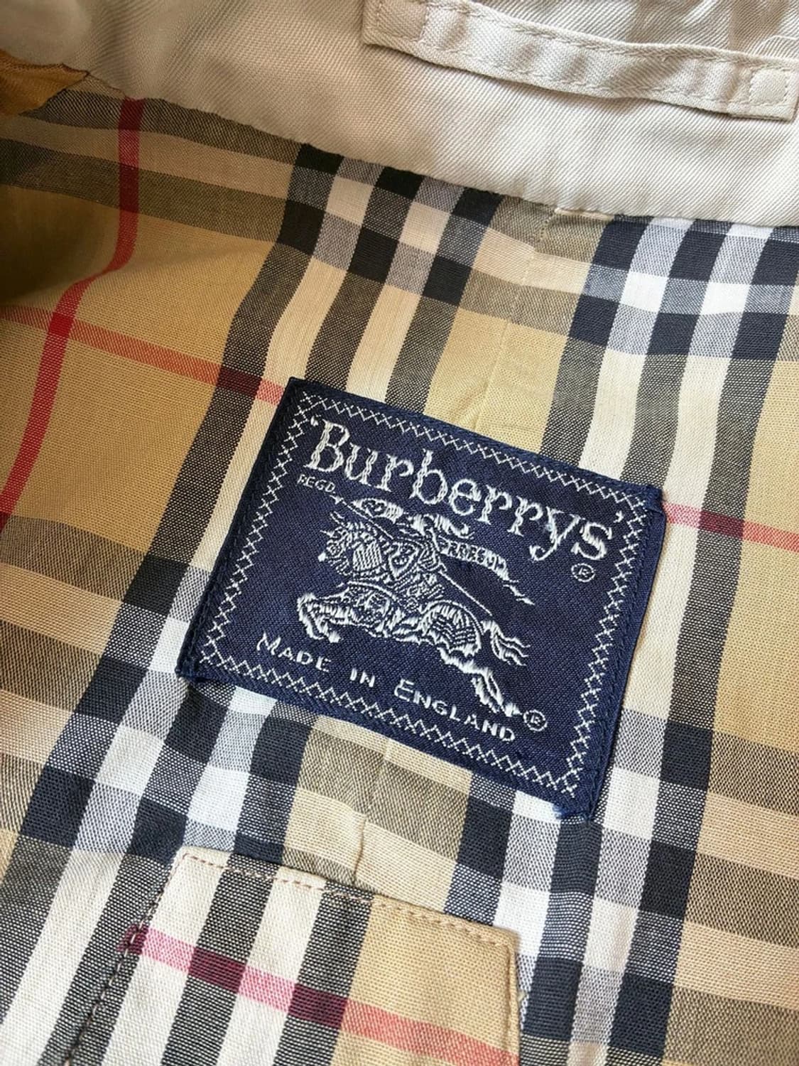 버버리 90's 싱글 시그니처 A 라인 트렌치 코트 PN7560 상품이미지9