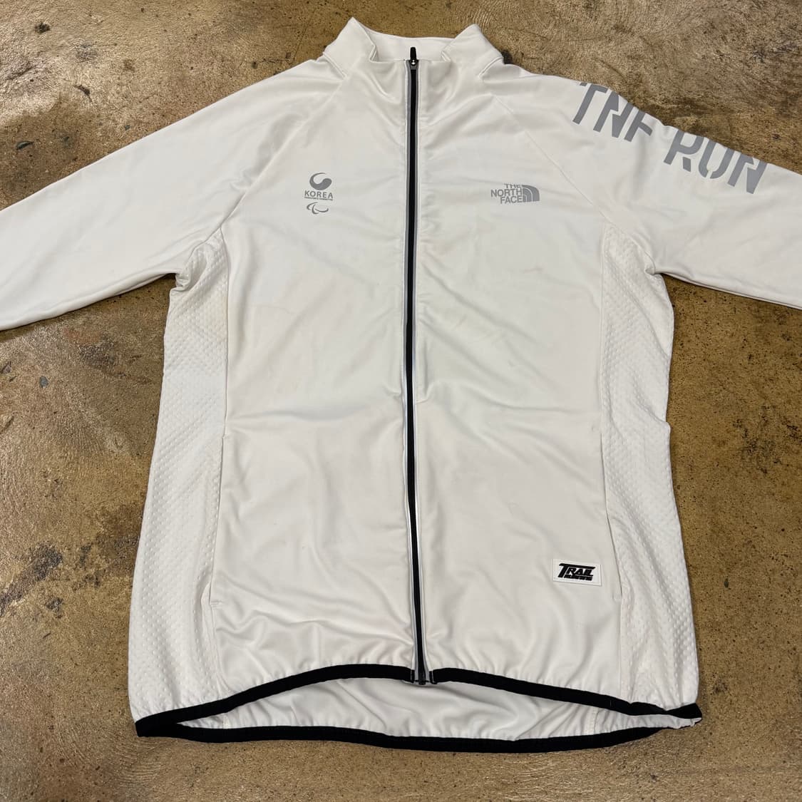 [정품/95,L] 노스페이스 패럴림픽 국대 자켓 화이트 b8 상품이미지3