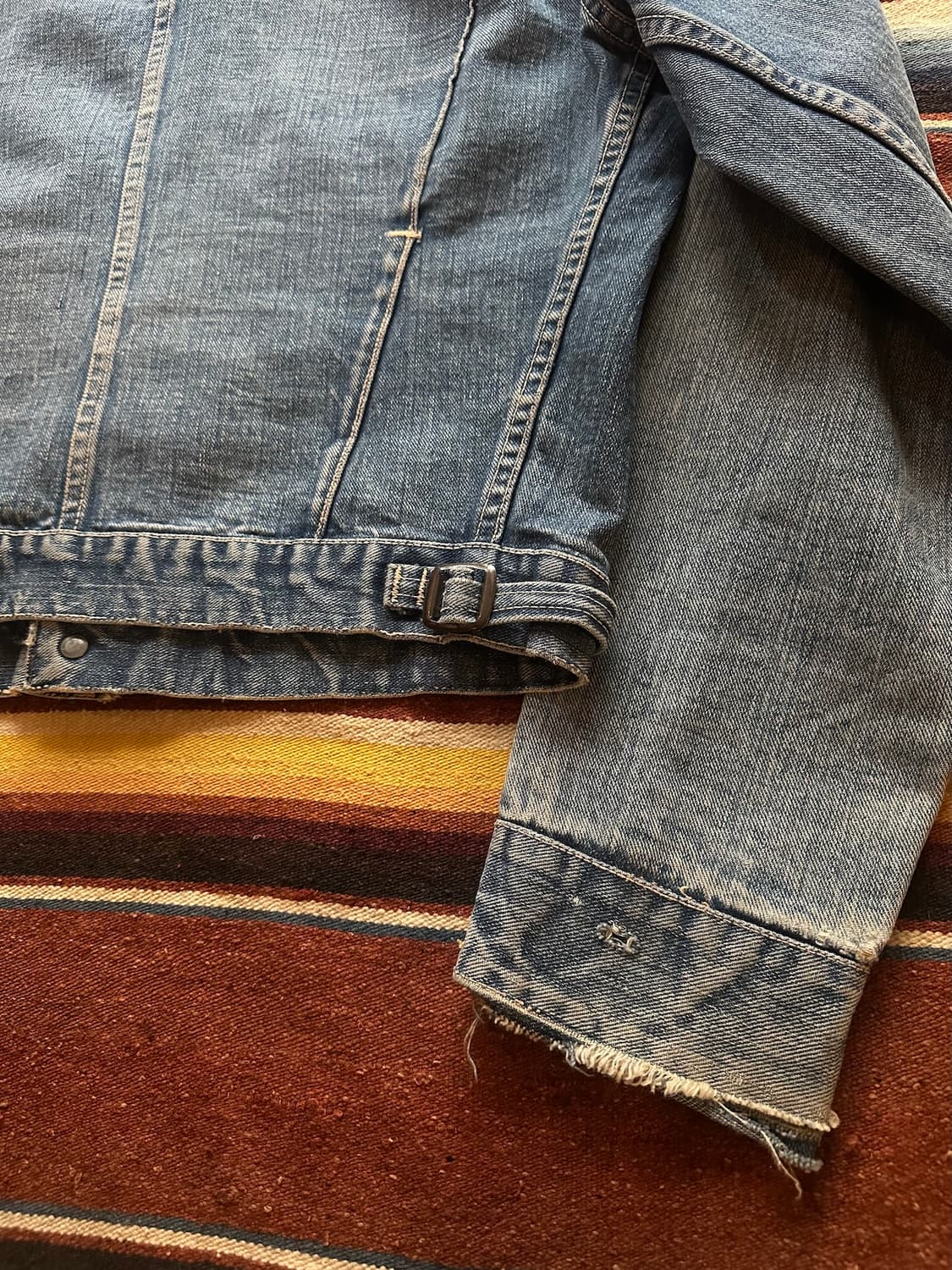 50s USA 빈티지 Made well 웨스턴 데님 자켓 상품이미지8