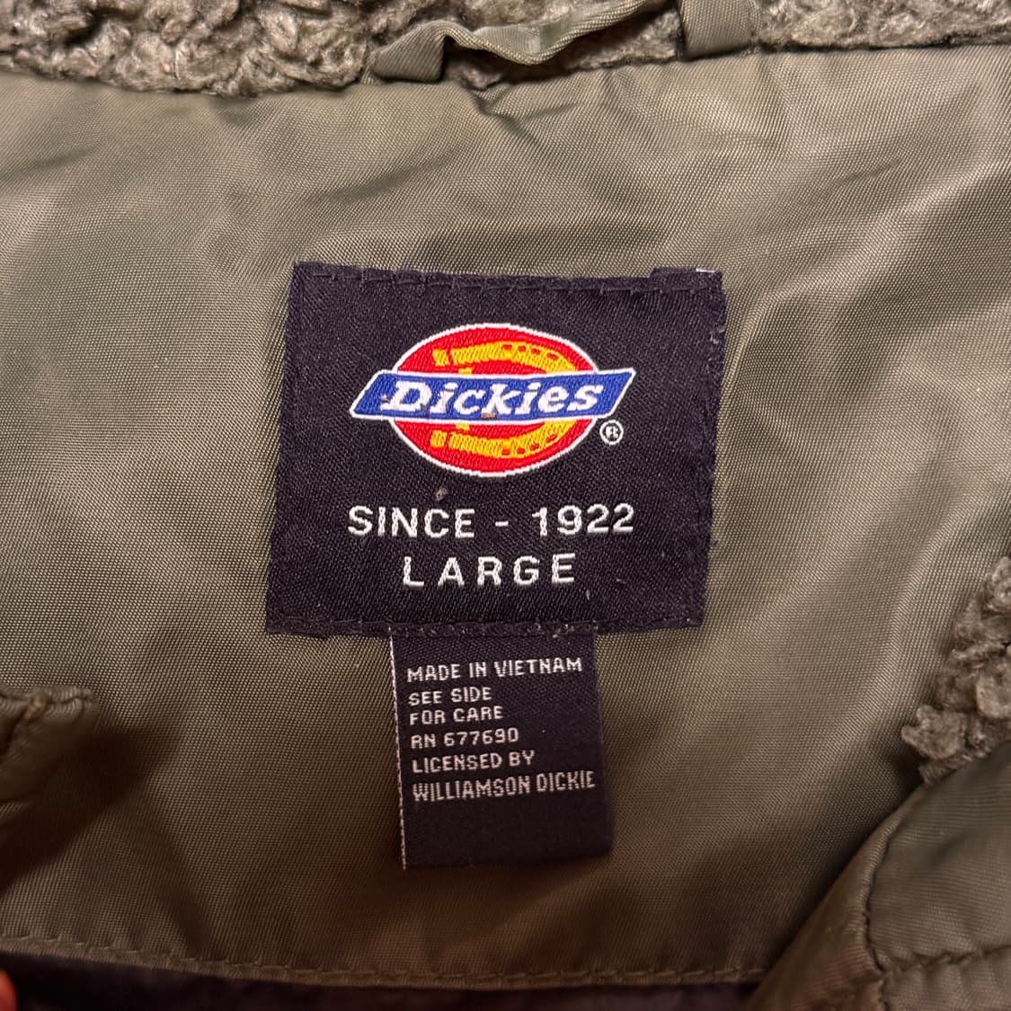 디키즈 카키 헌팅 후드 야상 점퍼 L 상품이미지7