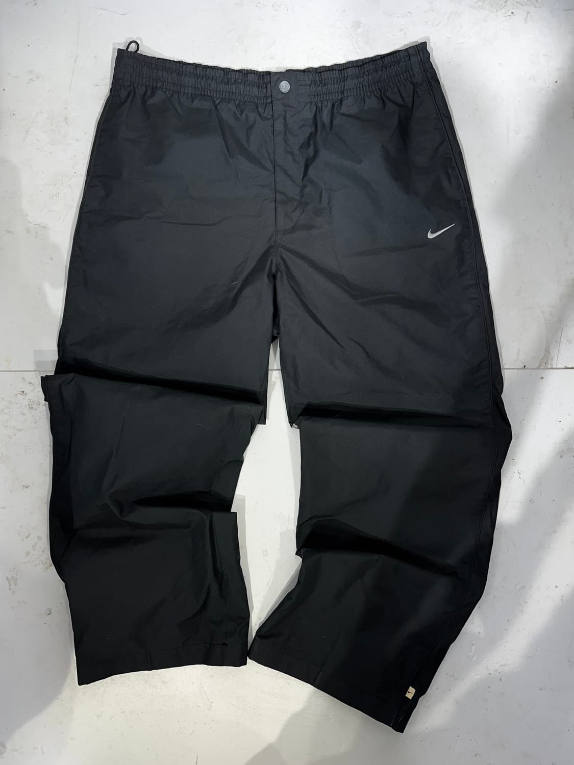 00s 나이키 블랙 와이드 트랙 팬츠 XL 상품이미지4
