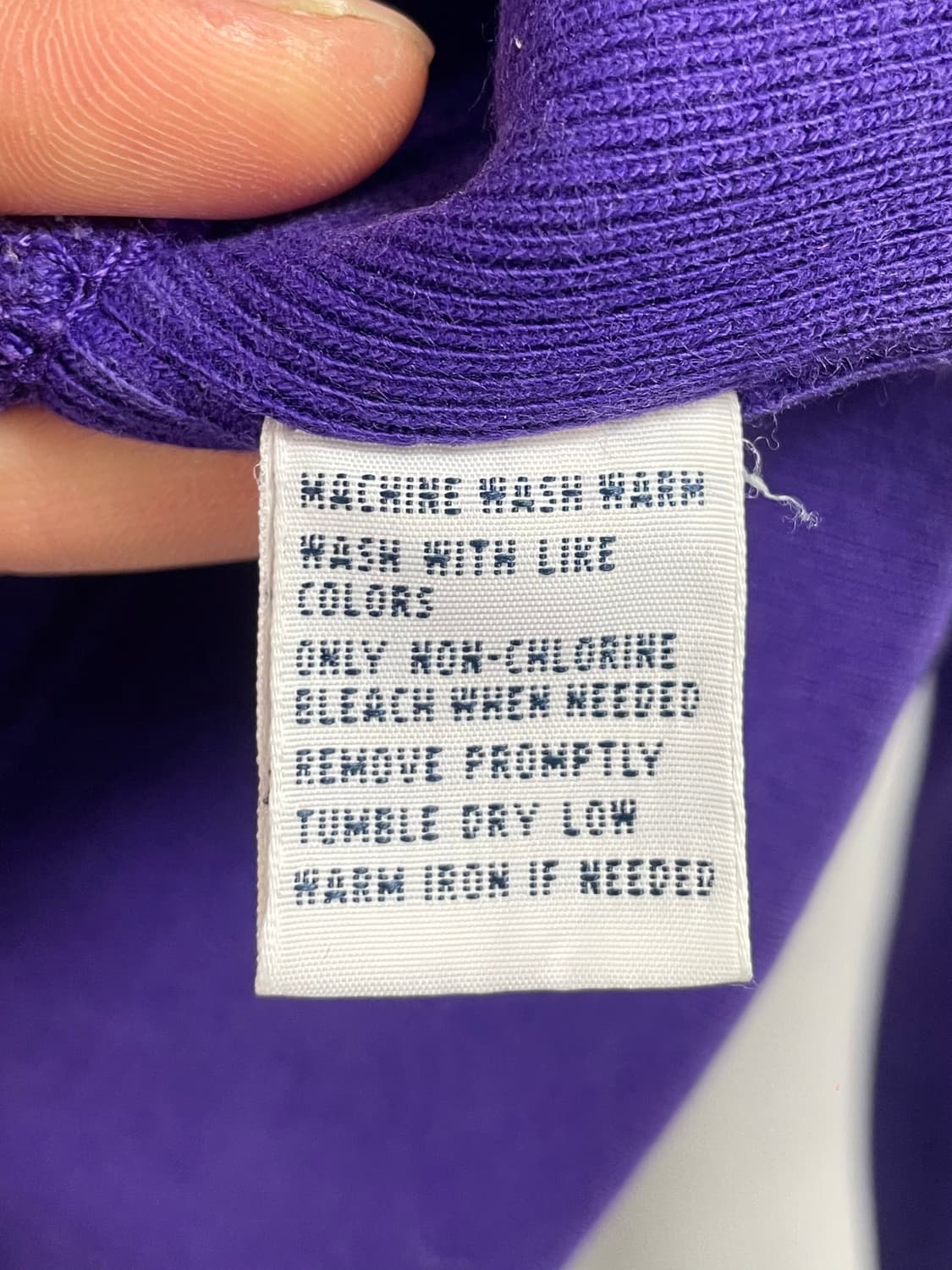 폴로 랄프로렌 딥퍼플 헤비스웨트 맨투맨 (on.511) 상품이미지5