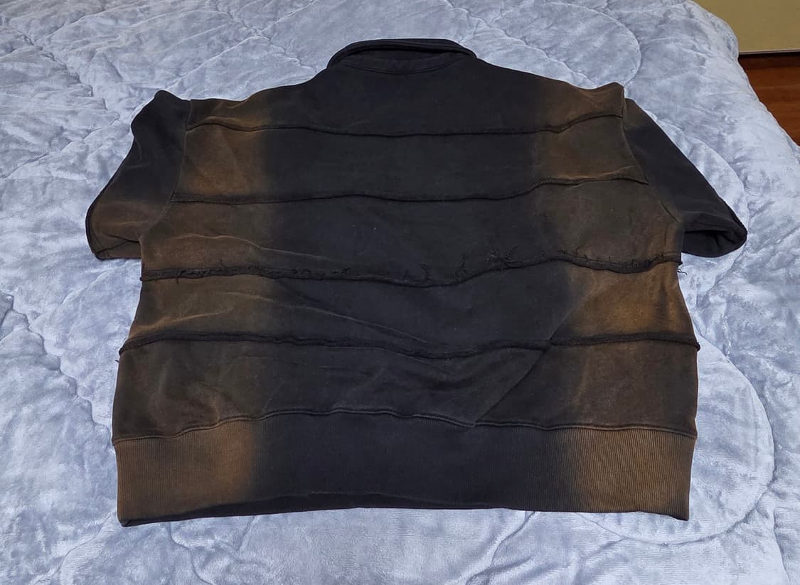 [M] 이에이 맨투맨 블랙 상품이미지2