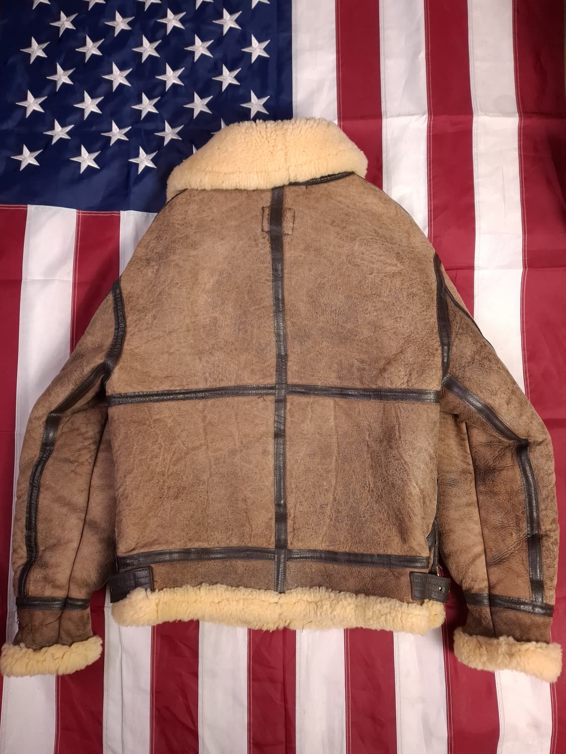 오리지날 미국제조 미공군 TYPE 항공 폭격기 무스탕 상품이미지9