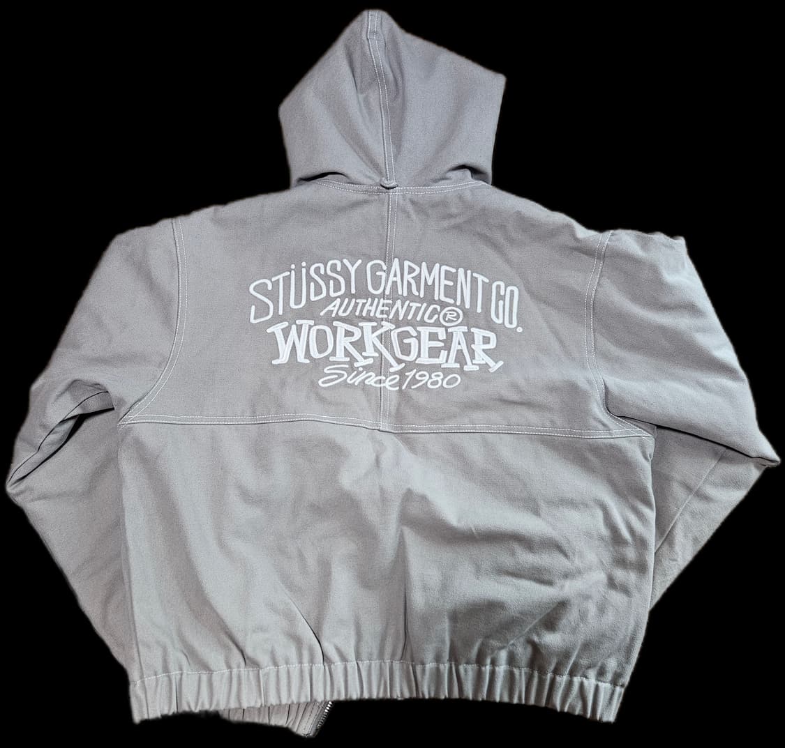 스투시 워크자켓 콘트라스트 스티치 그레이 상품이미지6