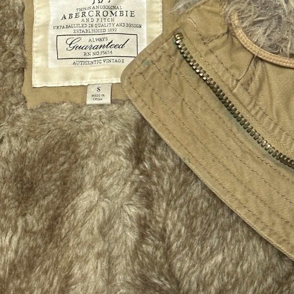 아베크롬비 울프죠 봄버 야상 자켓 상품이미지5