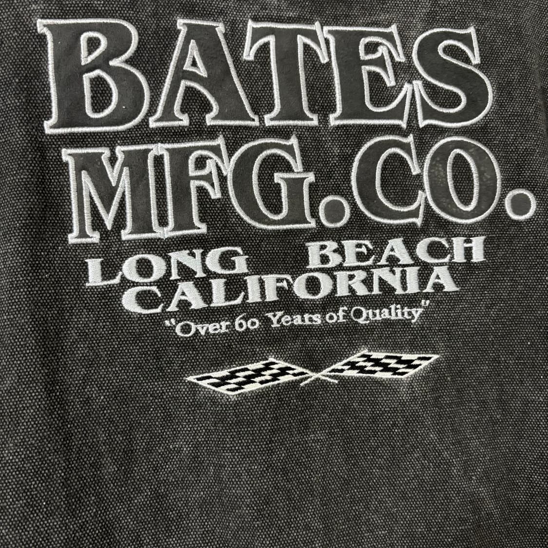 bates leathers 베이츠 흑청 데님 바이커 자켓 L 상품이미지7