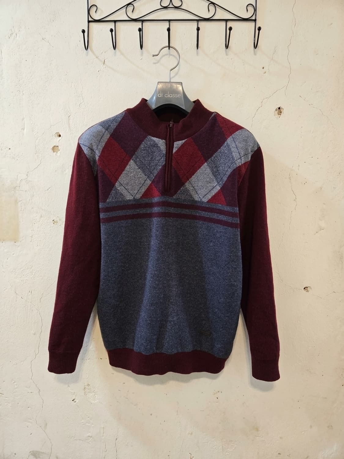 PAT 남성 반집업 니트 100 상품이미지1