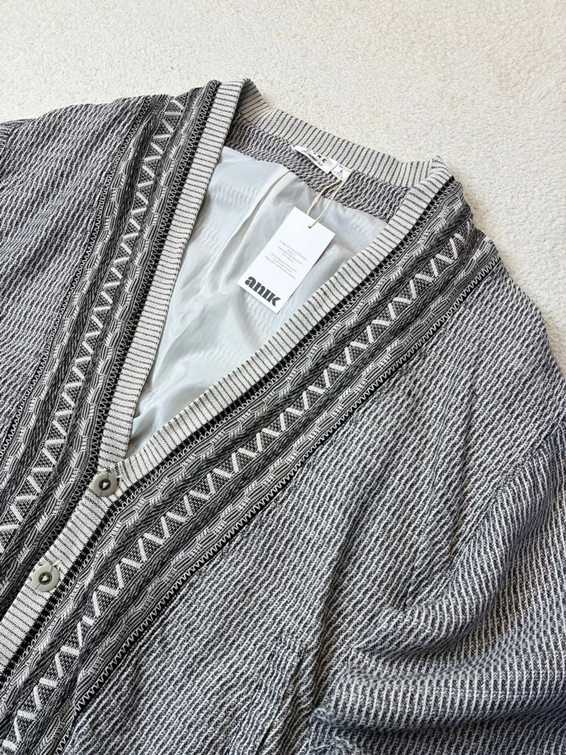 D Fine 00's USA 빈티지드 린넨 가디건 PN6113    상품이미지2