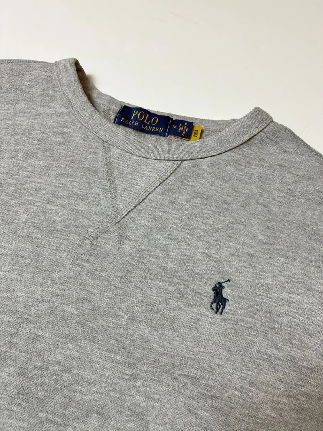 폴로 랄프로렌 로고 큐알 크루넥 맨투맨 PN8854 상품이미지3