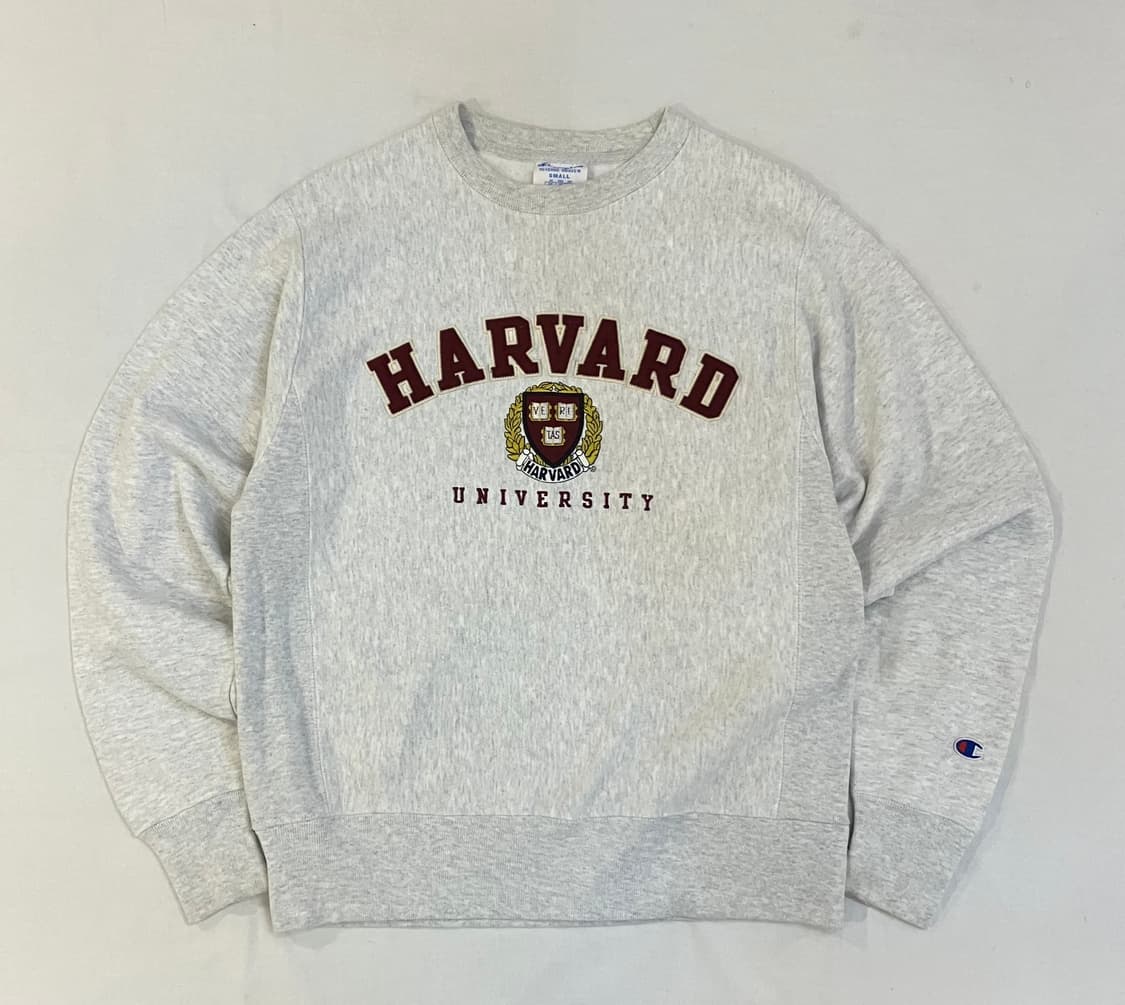챔피온 리버스위브 하버드 컬리지 스웻셔츠 멜란지 상품이미지1