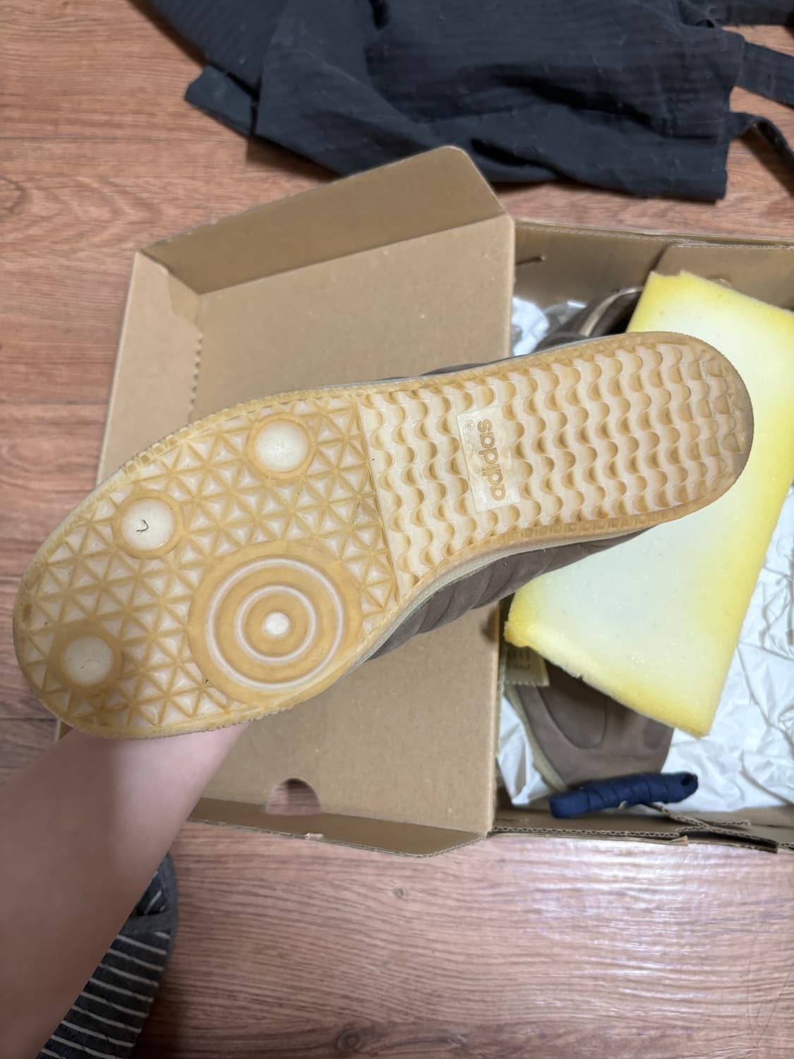 Adidas suede samba brown 상품이미지3