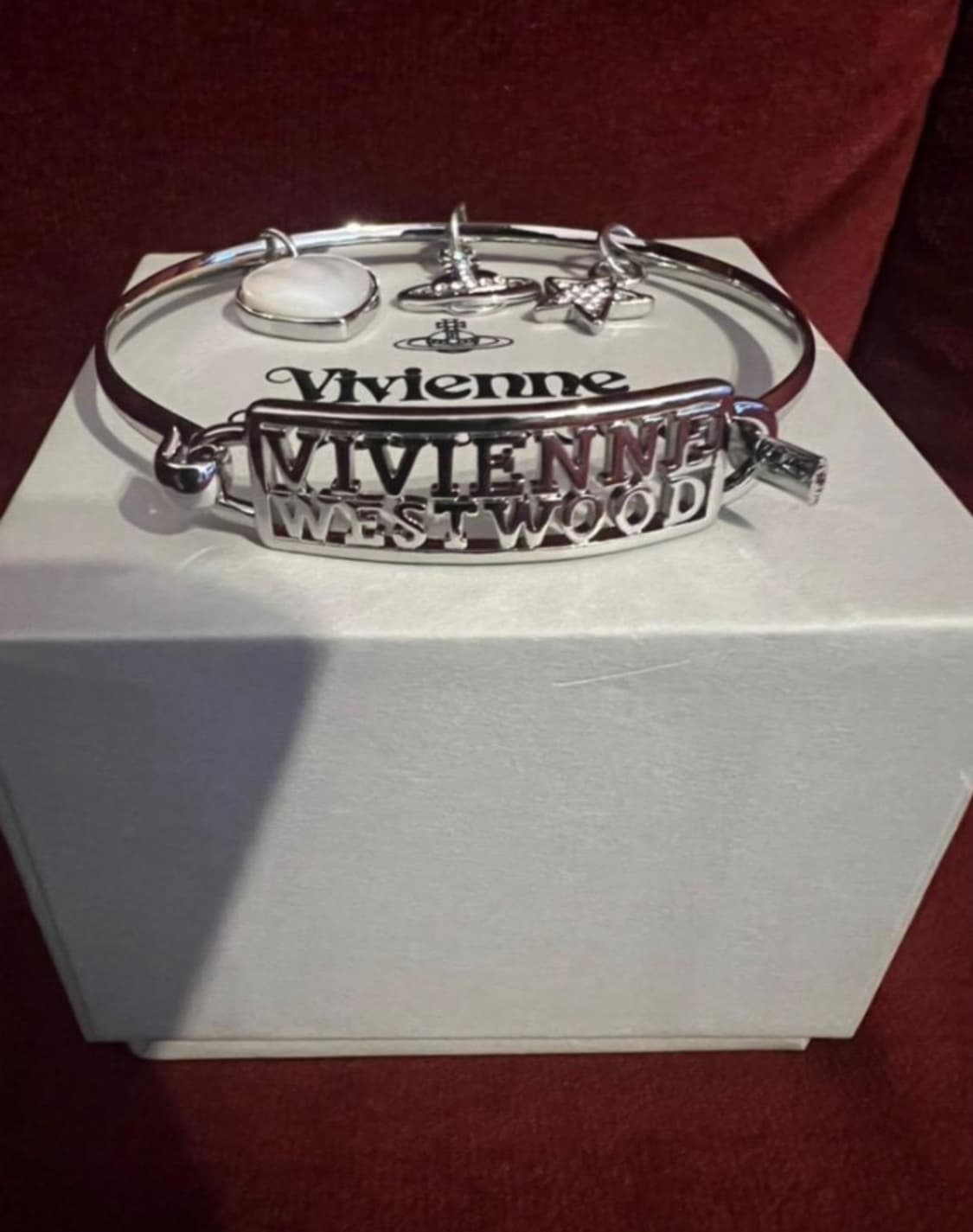 비비안웨스트우드 레어링 로고 orb 참 뱅글 팔찌 상품이미지1