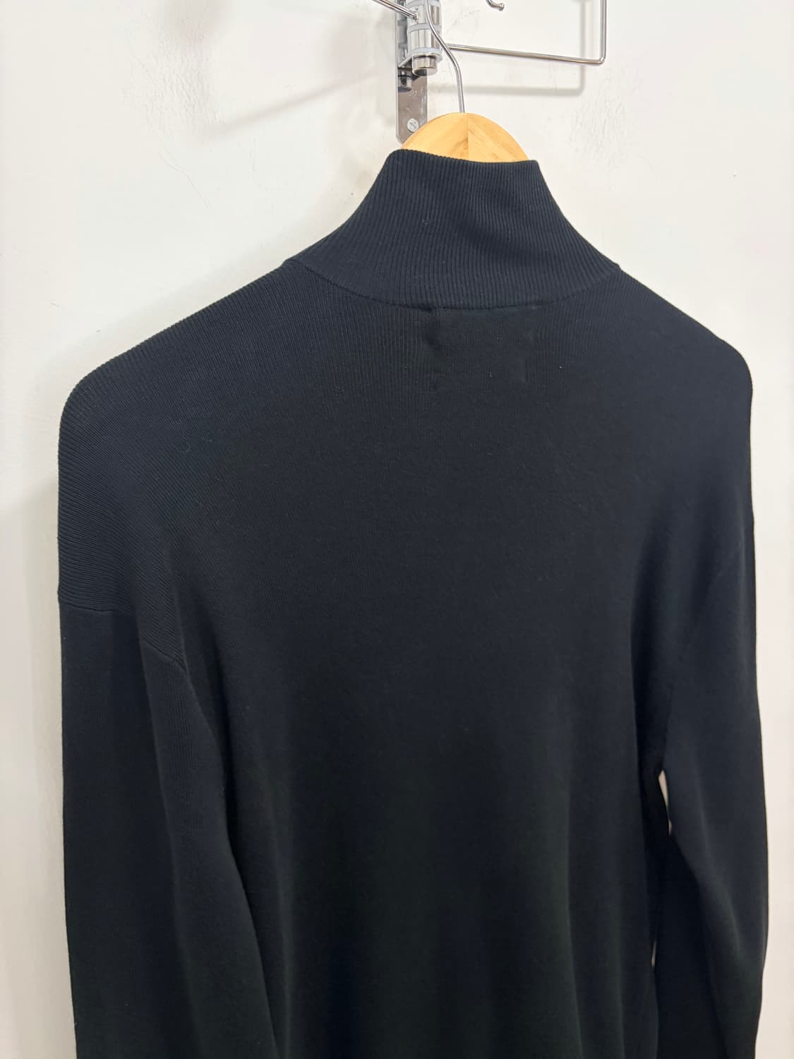 폴로 검정 블랙 니트 집업 자켓 상품이미지10