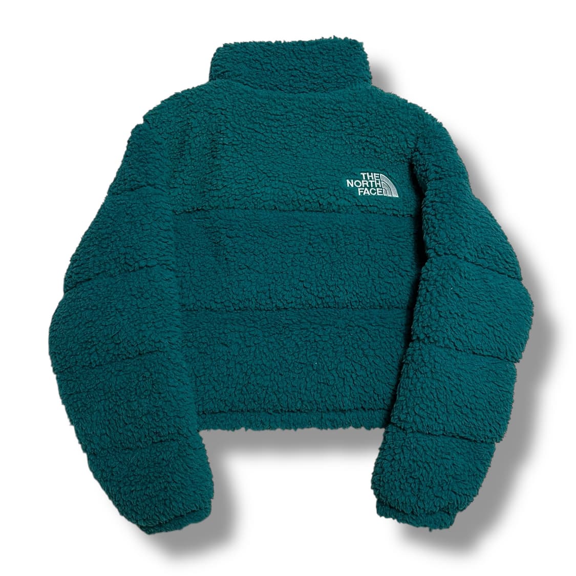 The North Face 여성용 에메랄드 그린 뽀글이 하이파일 리사이클 상품이미지2