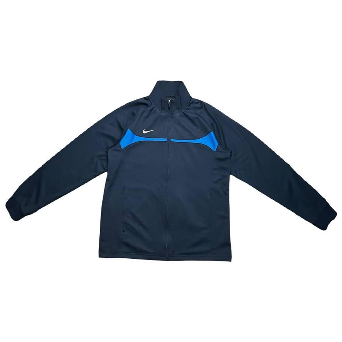 나이키 스우시 배색라인 져지 트랙탑 네이비 L 상품이미지1