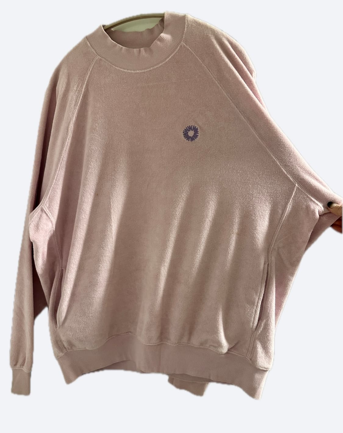 999휴머니티 에브리데이 테리 모크넥 맨투맨 라벤더 상품이미지2