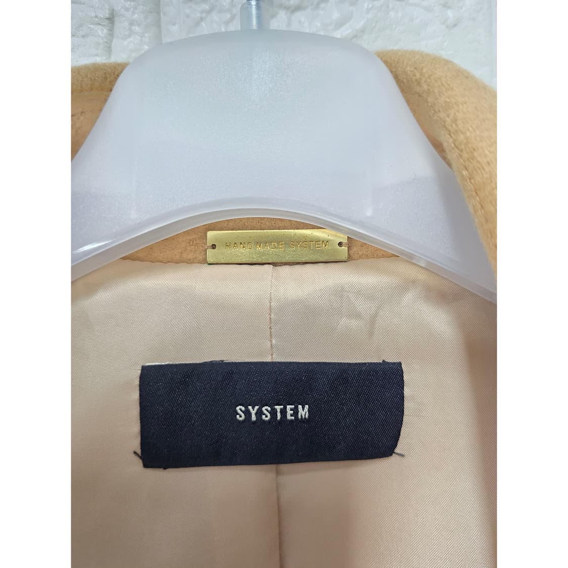 택포// 한섬 시스템 핸드메이드 코트 M 상품이미지2