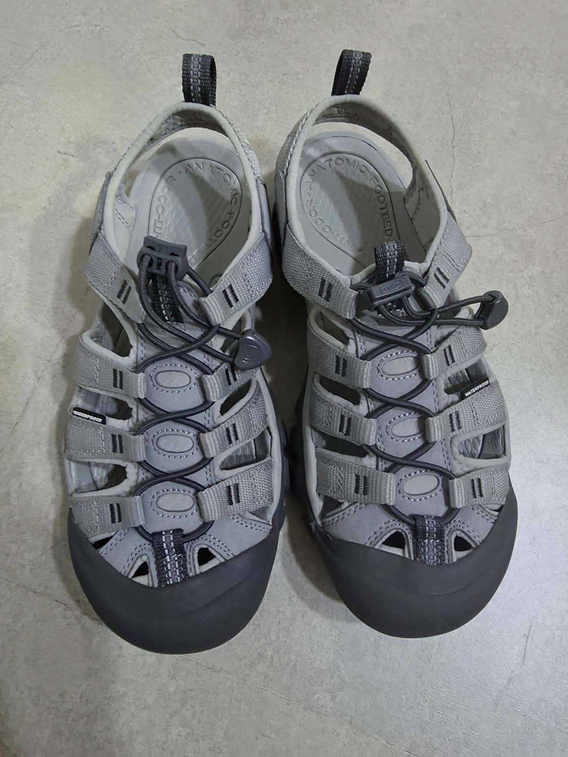 250) KEEN (W) 킨 뉴포트 H2 그레이 스모크 블루 상품이미지2