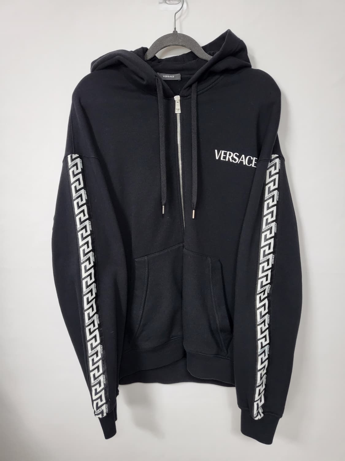 베르사체 블랙 메두사 로고 후드집업 XL 새제품급 상품이미지1