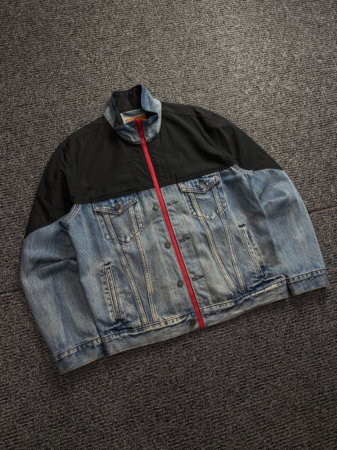 리바이스 빅E 프리미엄 모크넥 데님 나일론 자켓 1665 상품이미지1