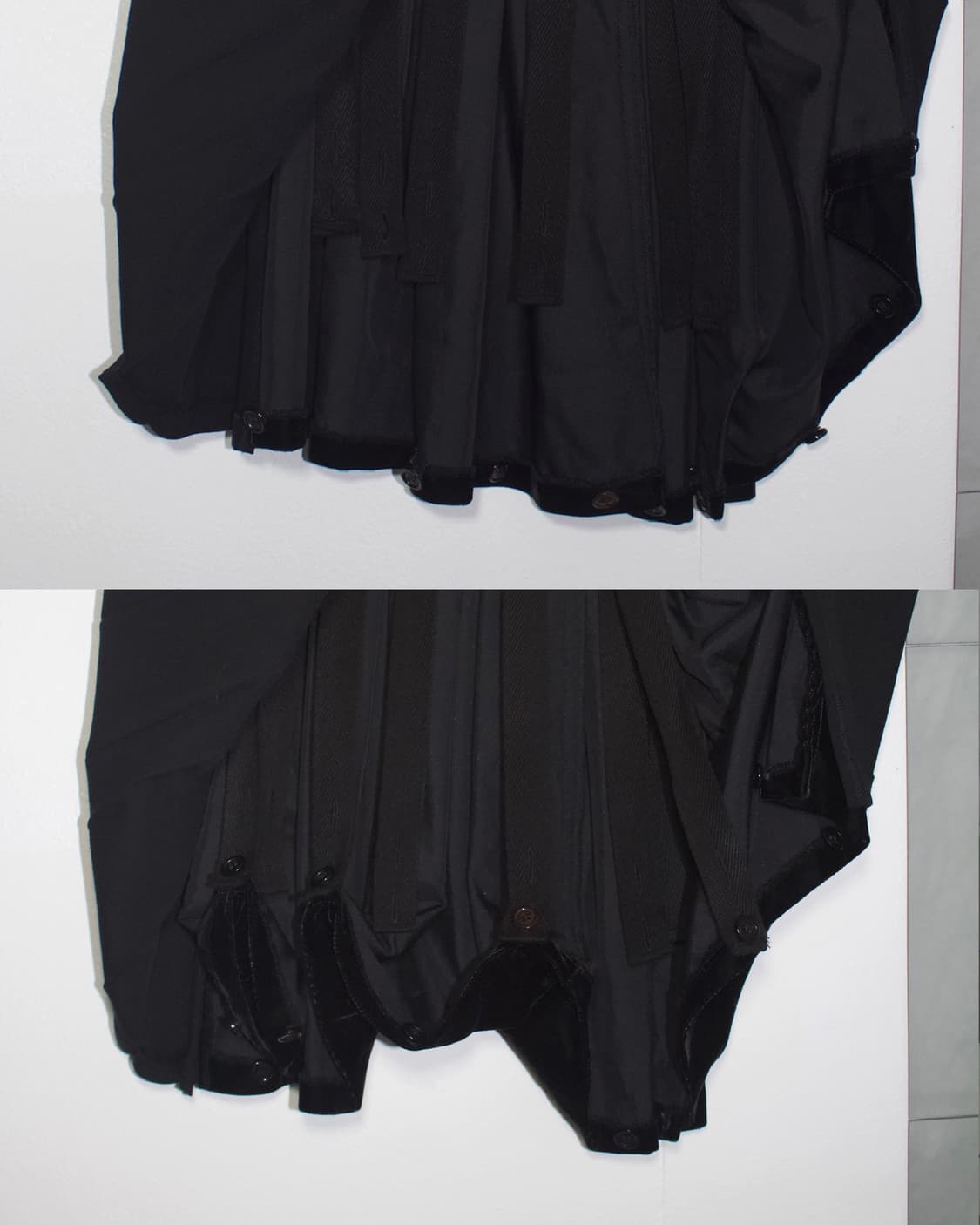 velvet mix wool skirt  상품이미지7