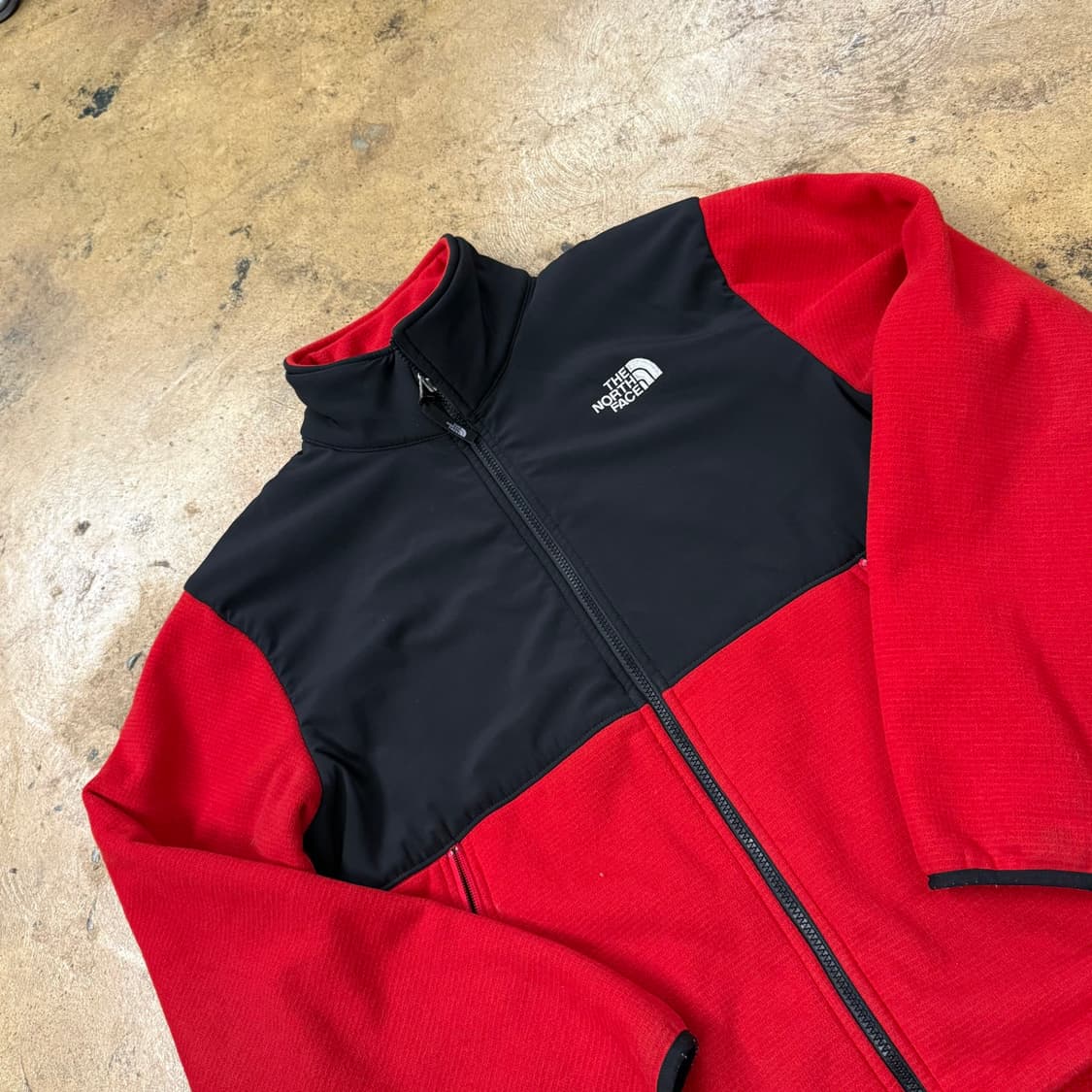 [정품/M] 노스페이스 플리스 자켓 레드 b13 상품이미지1