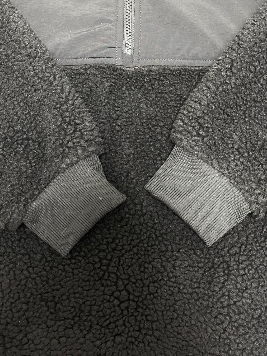 새상품 노스페이스 뽀글이 반집업 양털 하프집업 100 L 블랙 후리스 상품이미지8