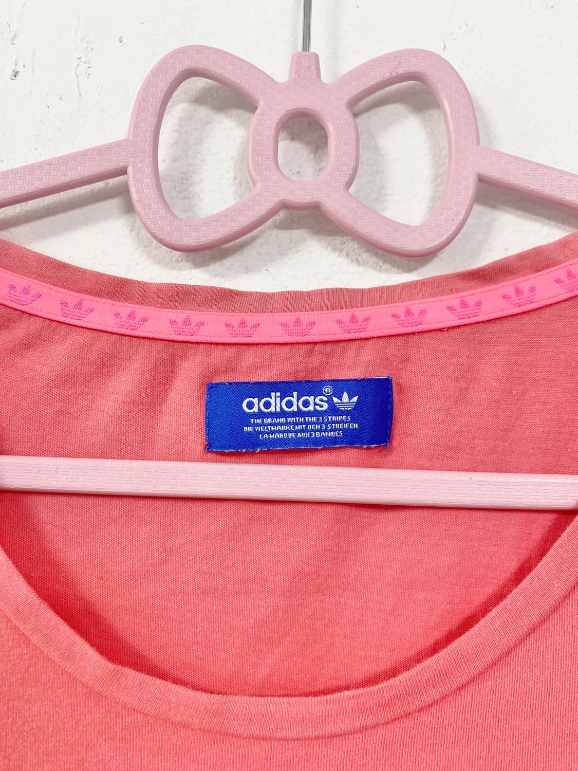 ADIDAS PINK CUBIC LOGO T-SHIRT 상품이미지4