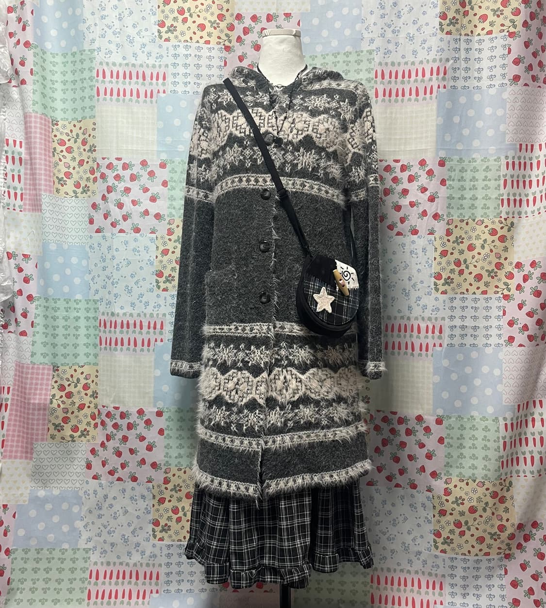 노르딕 롱 가디건 세트 상품이미지1