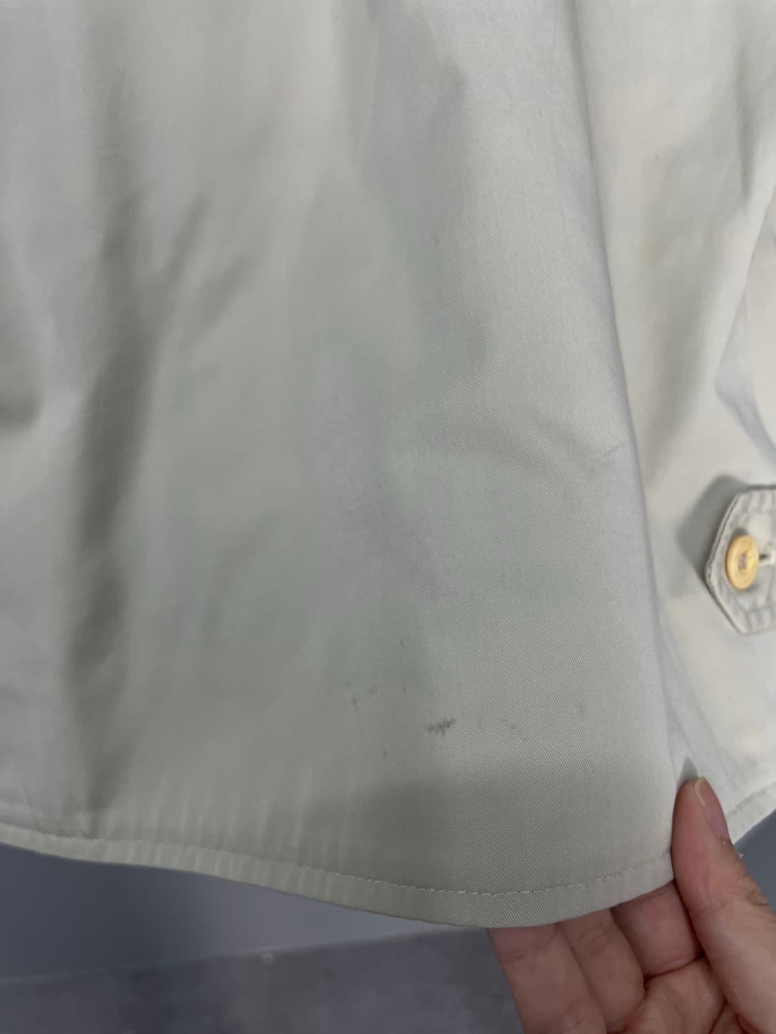 버버리 자수로고 베이지 카라넥 자켓 H1034 상품이미지9