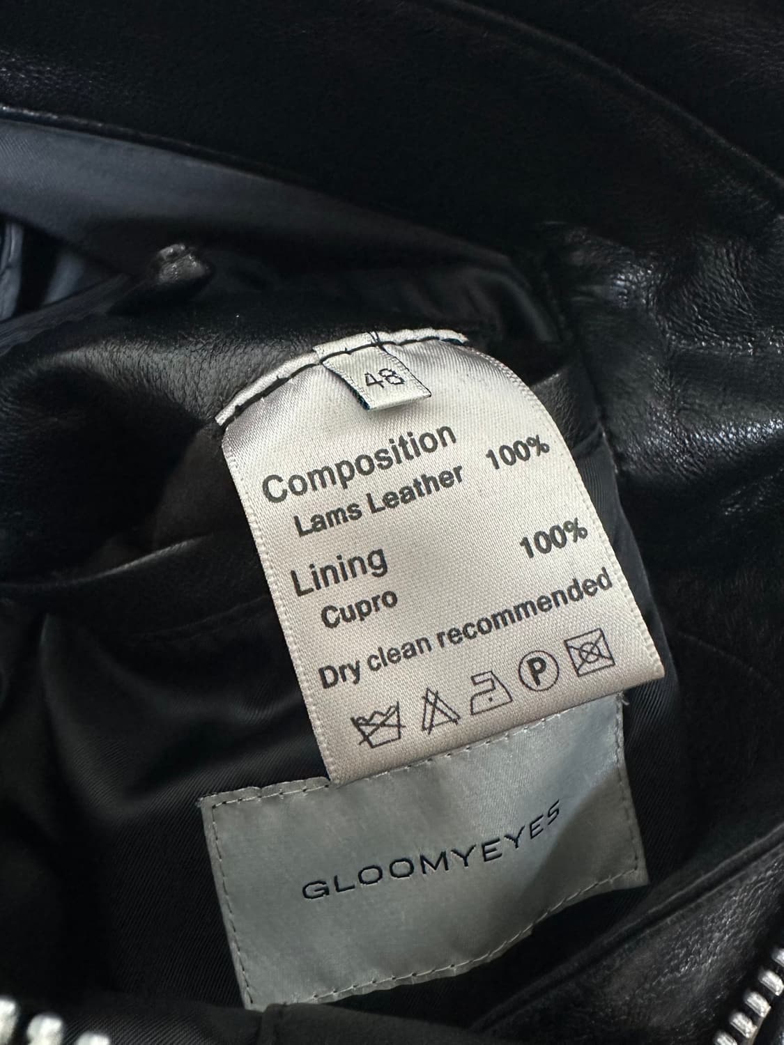 램스킨 싱글 레더 자켓 상품이미지6